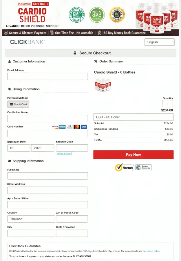 cardio shield buy page